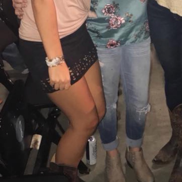 Black suede skirt - Picture 2 of 2